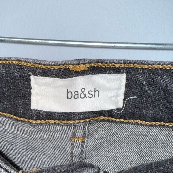 Ba&Sh Django High Rise Wide Leg Pocketed Jeans in Blackstone Size 2 (6US) EUC - Picture 6 of 13
